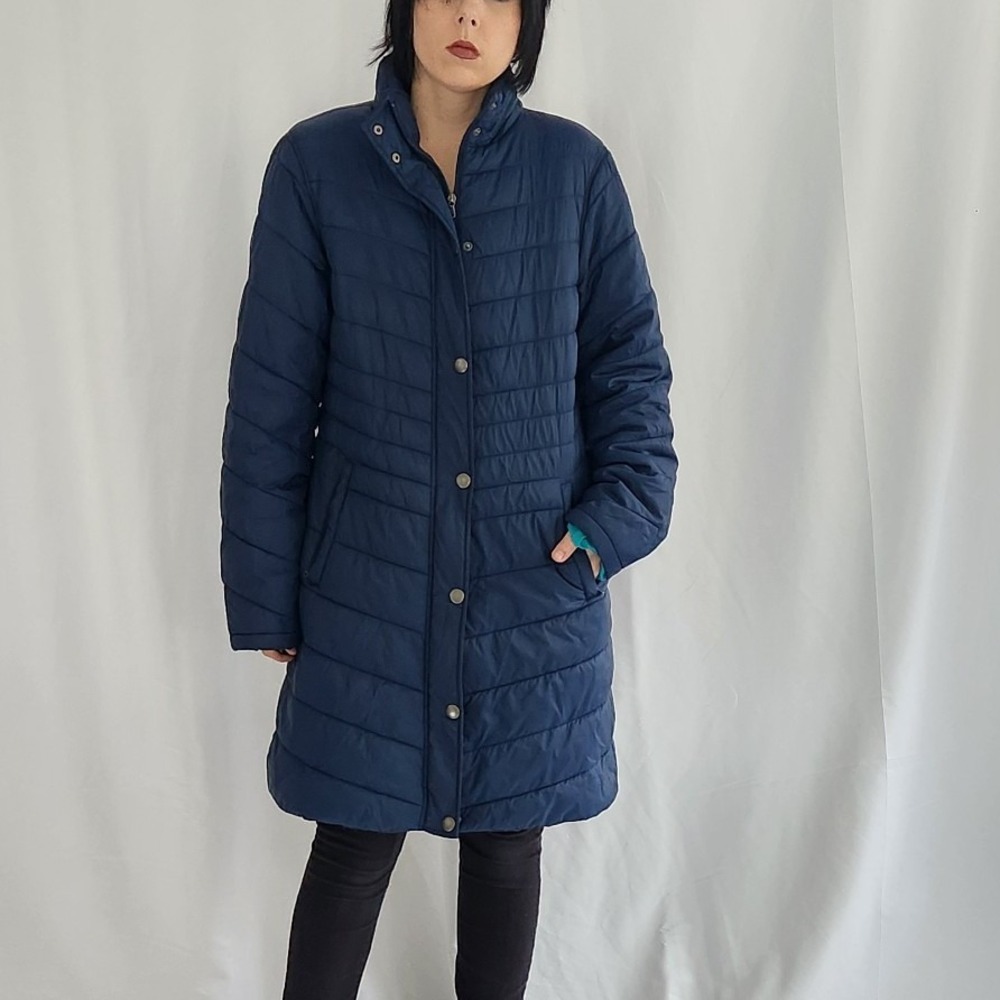 Tek Gear Lightweight Blue Puffer Jacket
